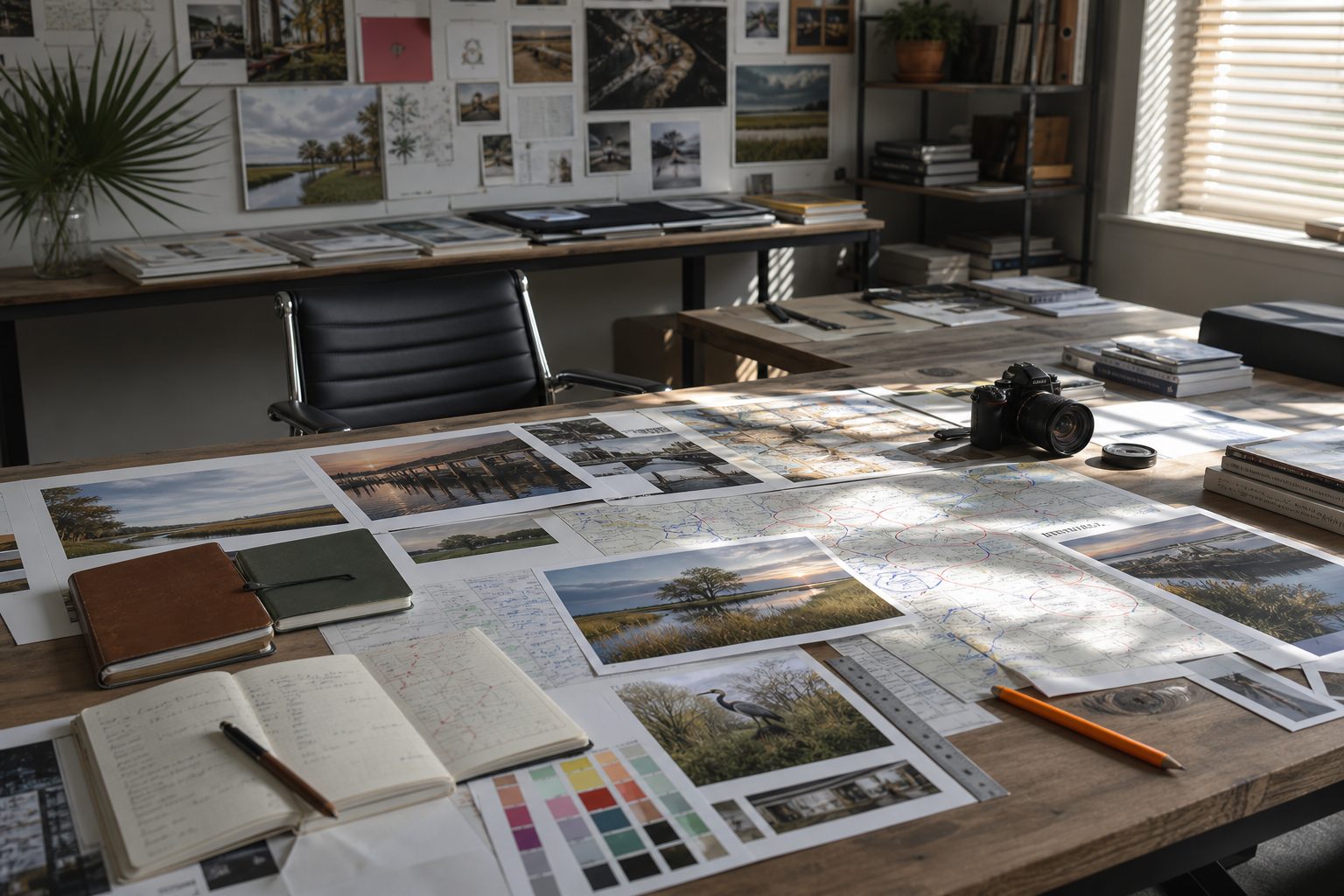 Kipps Brighton editorial workspace in Charleston